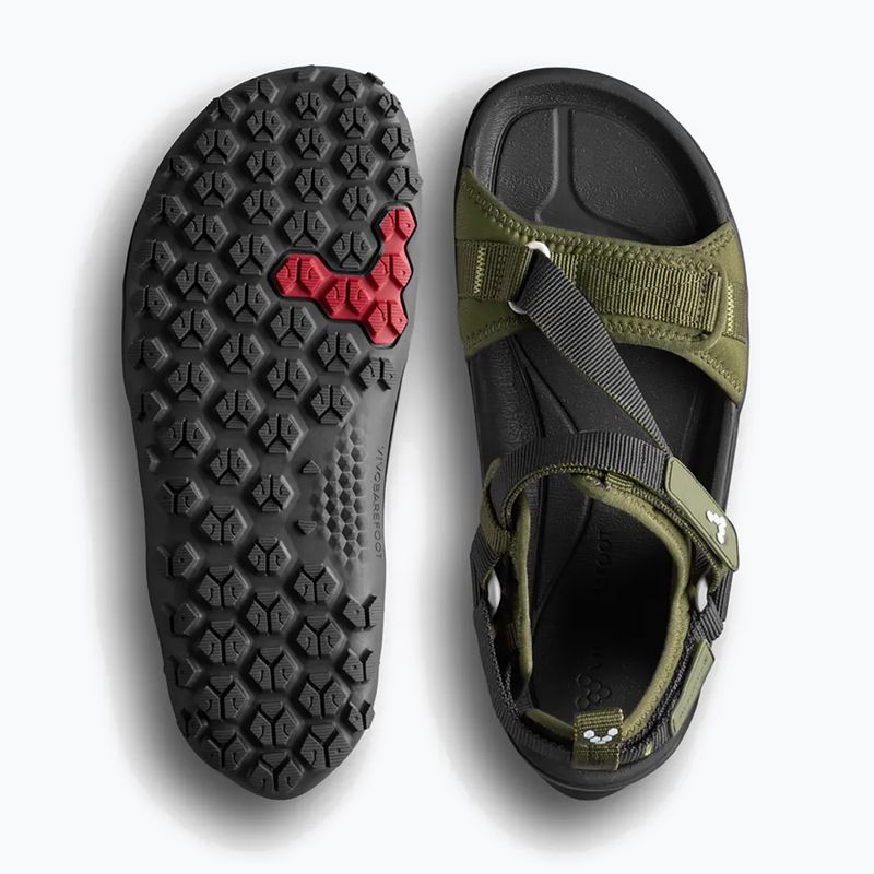 Sandali barefoot da donna Vivobarefoot Tracker Ora dark olive 5