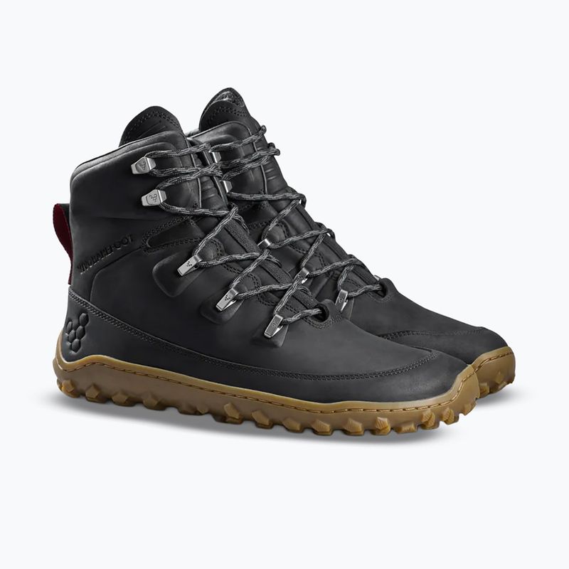 Scarpe barefoot uomo Vivobarefoot Tracker Leather obsidian 3