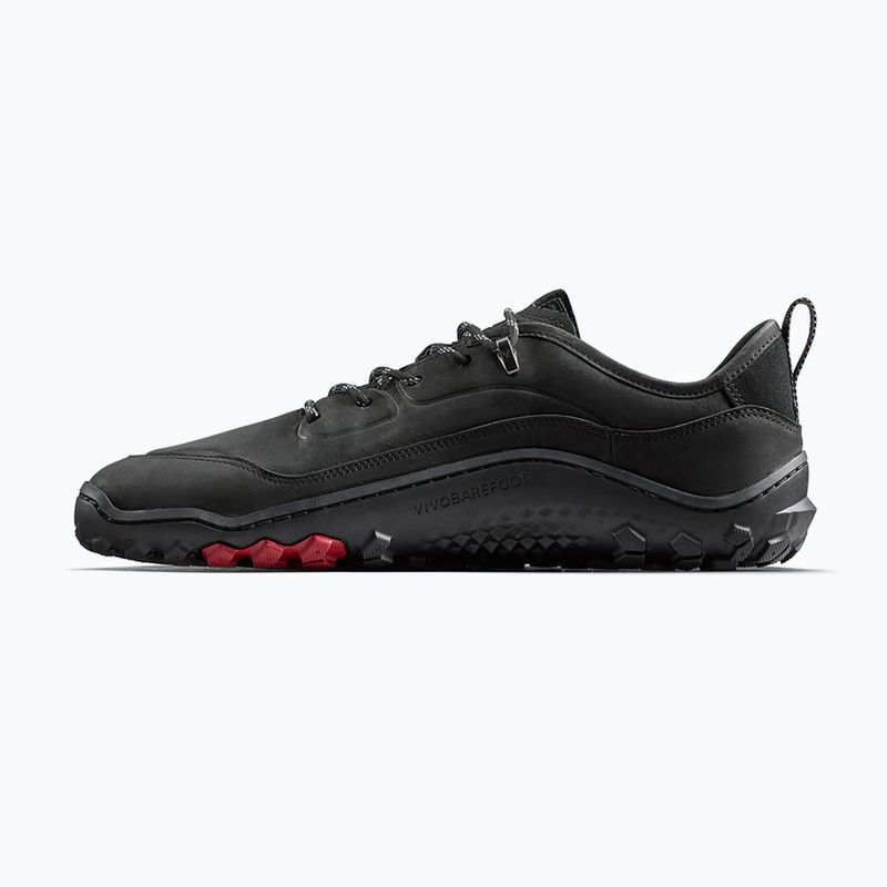 Scarpe barefoot uomo Vivobarefoot Tracker Leather Low obsidian 2