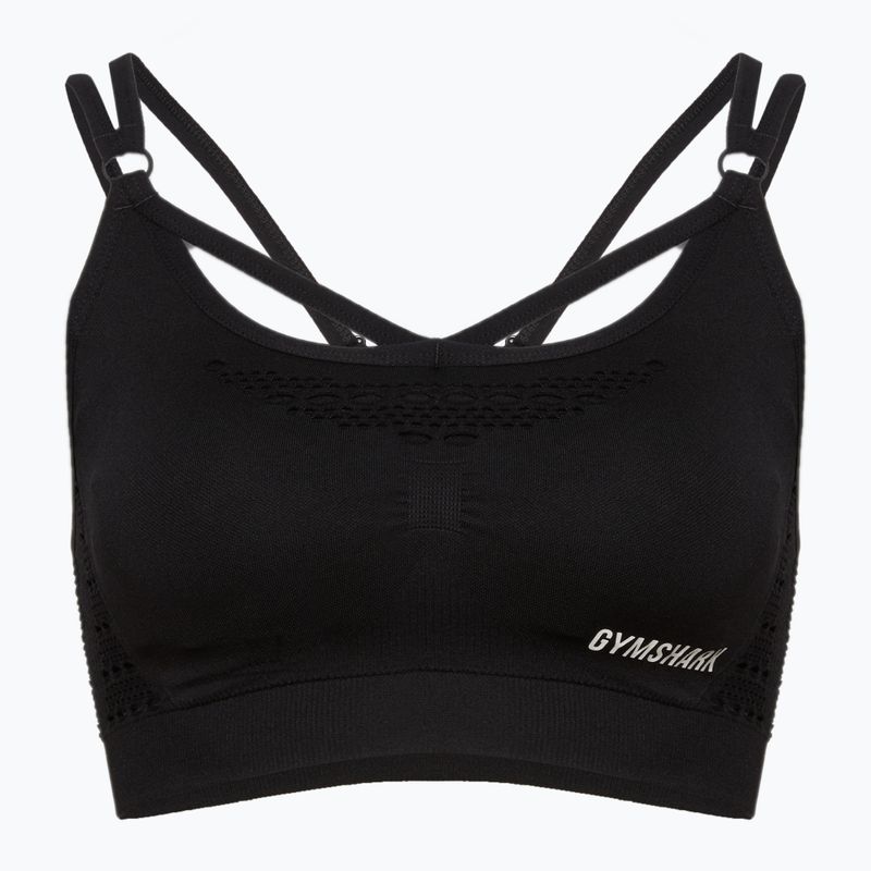 Gymshark Energy Seamless Reggiseno sportivo da allenamento nero