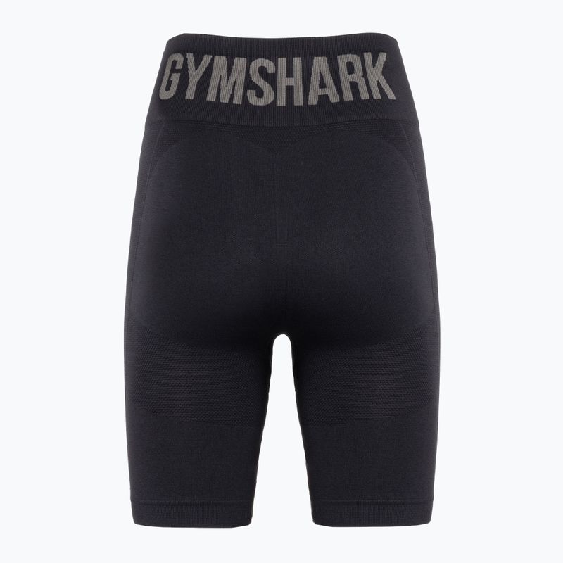 Pantaloncini da ciclismo Gymshark Flex da donna, nero 2