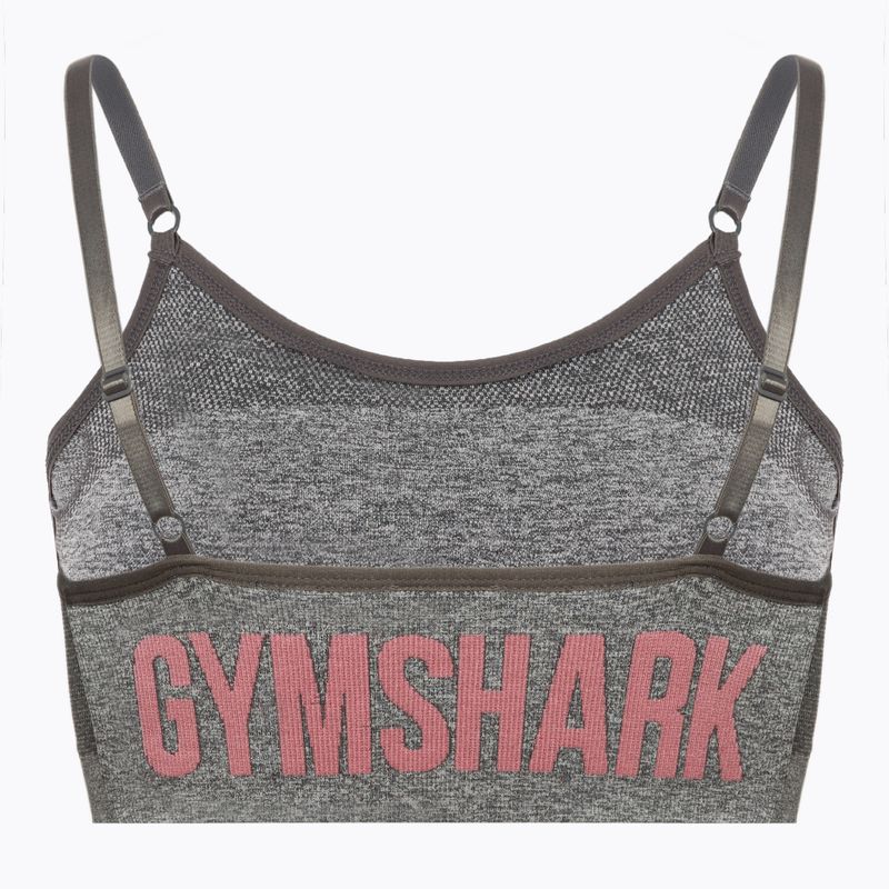 Gymshark Flex Strappy Reggiseno sportivo da allenamento marl / rosa 2