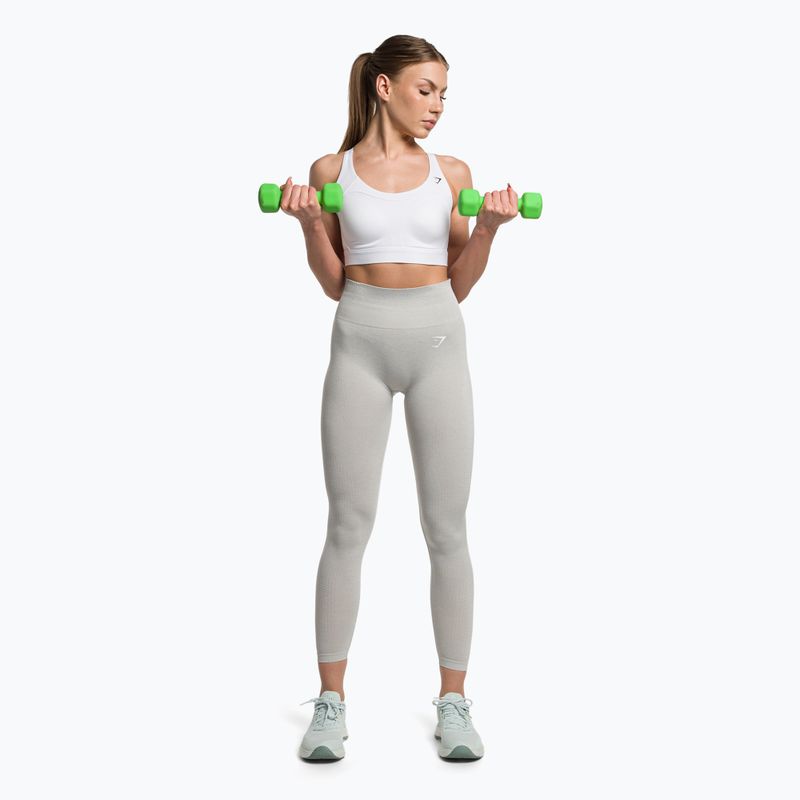 Leggings da allenamento da donna Gymshark Vital Seamless grigio chiaro marna 2