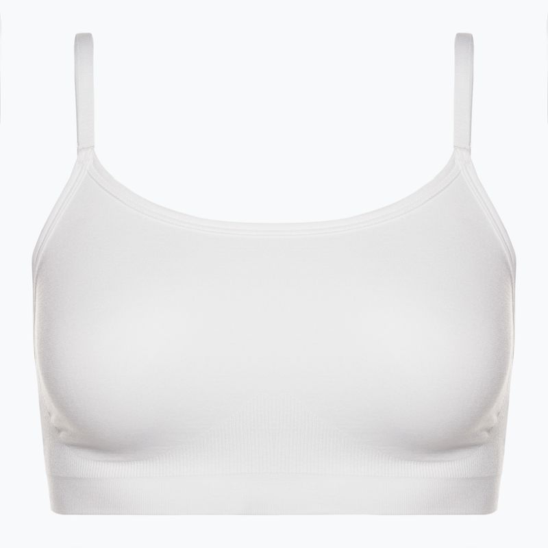 Reggiseno fitness Gymshark Seamless Bralette a collo alto bianco 5