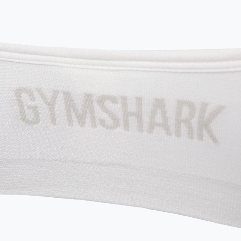 Reggiseno fitness Gymshark Seamless Bralette a collo alto bianco 7
