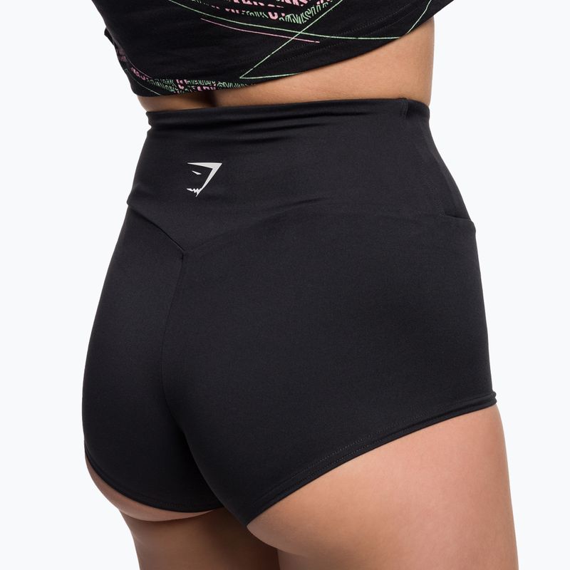 Pantaloncini corti da allenamento Gymshark da donna, nero 4