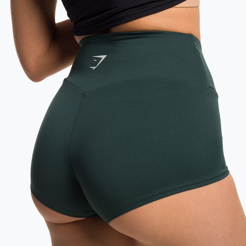 Pantaloncini da allenamento da donna Gymshark Training Quad verde ossidiana 4