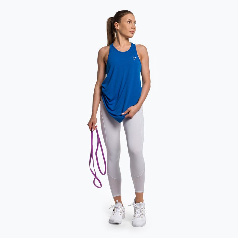 Canotta Oversize Gymshark Training Donna blu sprint 2