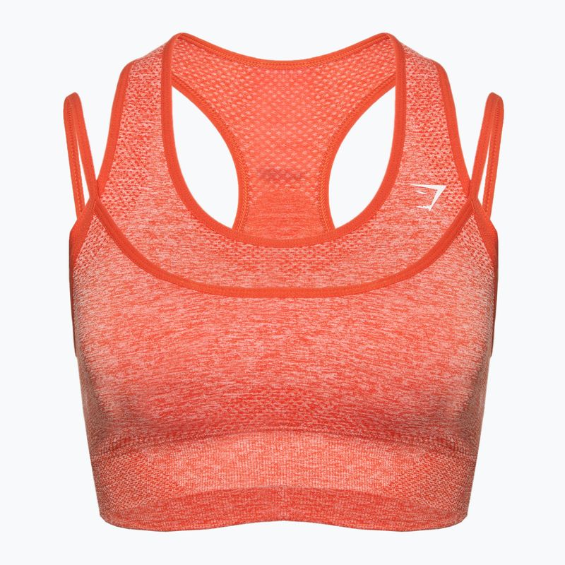 Reggiseno da allenamento Gymshark Vital Rise Sports rosso/marrone