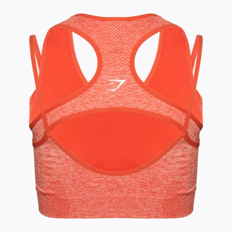 Reggiseno da allenamento Gymshark Vital Rise Sports rosso/marrone 2