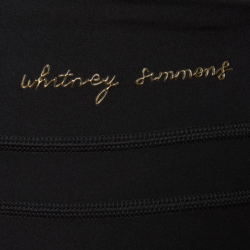 Pantaloncini da allenamento Gymshark Whitney High Rise da donna, nero 3