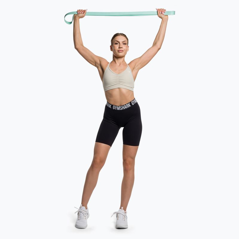 Gymshark Reggiseno sportivo da allenamento increspato grigio 2