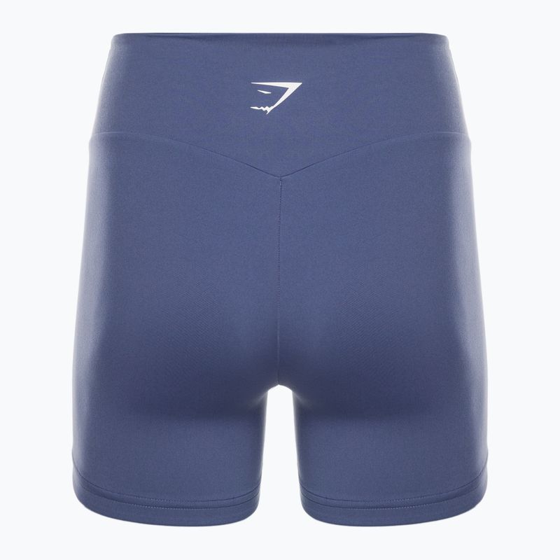 Pantaloncini corti da allenamento Gymshark da donna blu 6