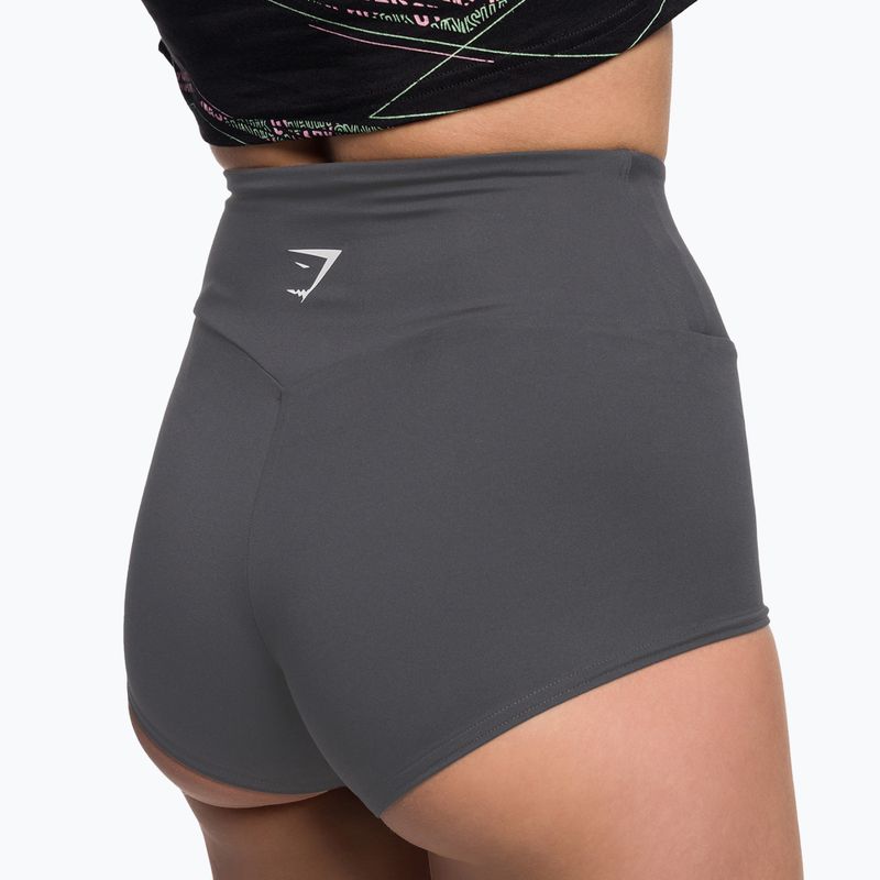 Pantaloncini corti da allenamento Gymshark da donna, grigio 4