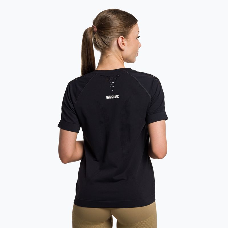 Maglietta da allenamento donna Gymshark Energy Seamless nero 3