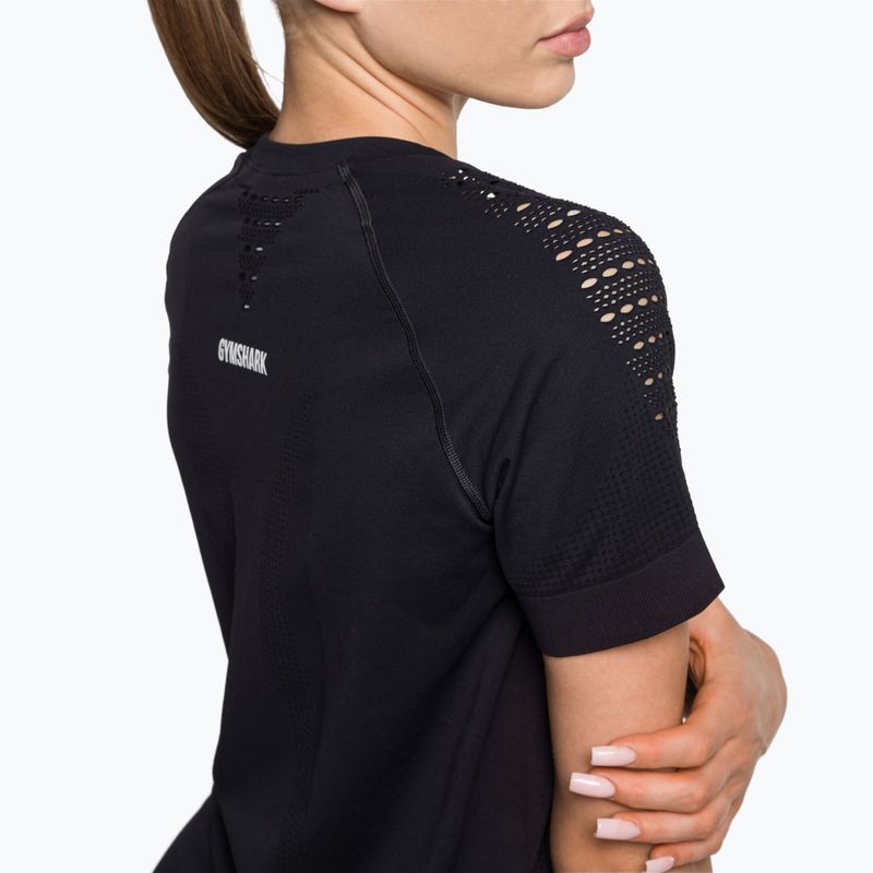 Maglietta da allenamento donna Gymshark Energy Seamless nero 4