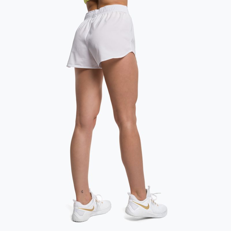 Pantaloncini da allenamento Gymshark Basic Loose da donna, bianco 3