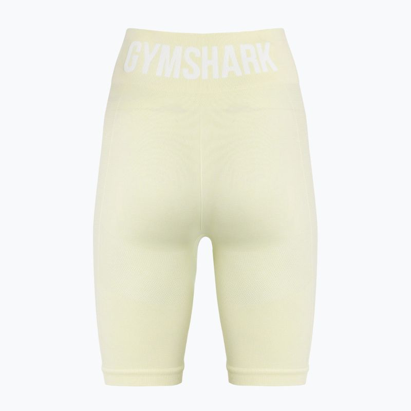 Pantaloncini da allenamento da donna Gymshark Flex Cycling verde / marl 2