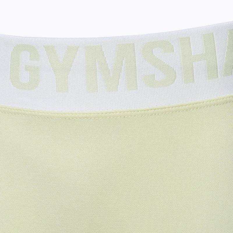 Leggings da allenamento da donna Gymshark Flex Low Rise verde / marl 3