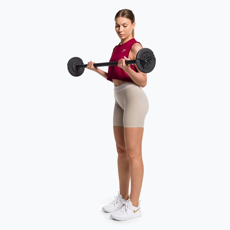 Pantaloncini da ciclismo Gymshark Fit da donna grigio ciottolo 2