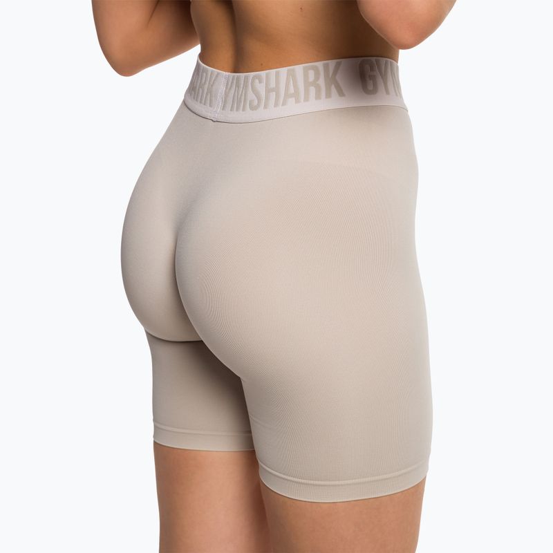 Pantaloncini da ciclismo Gymshark Fit da donna grigio ciottolo 4