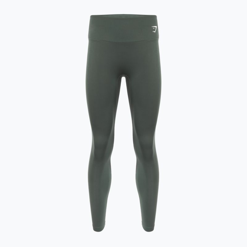 Gymshark Training Donna Leggings integrali ossidiana / verde