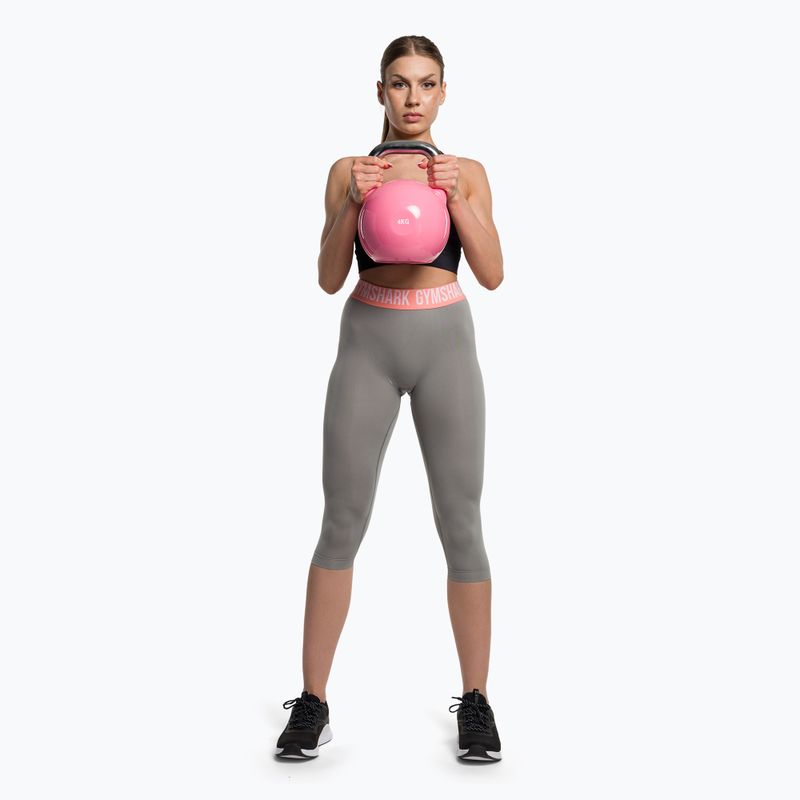 Leggings da allenamento donna Gymshark Fit Cropped smokey grey 2