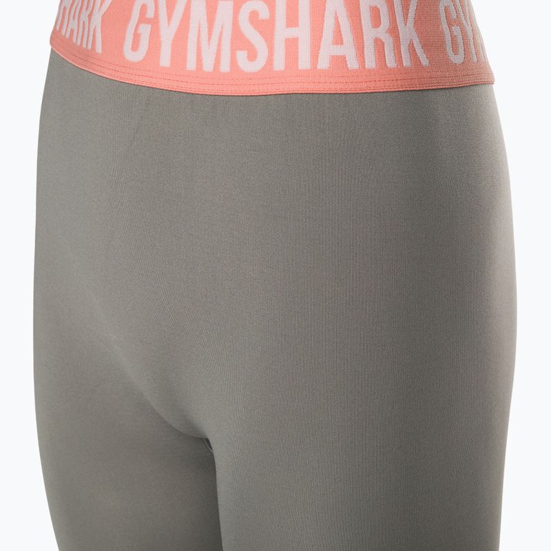 Leggings da allenamento donna Gymshark Fit Cropped smokey grey 7