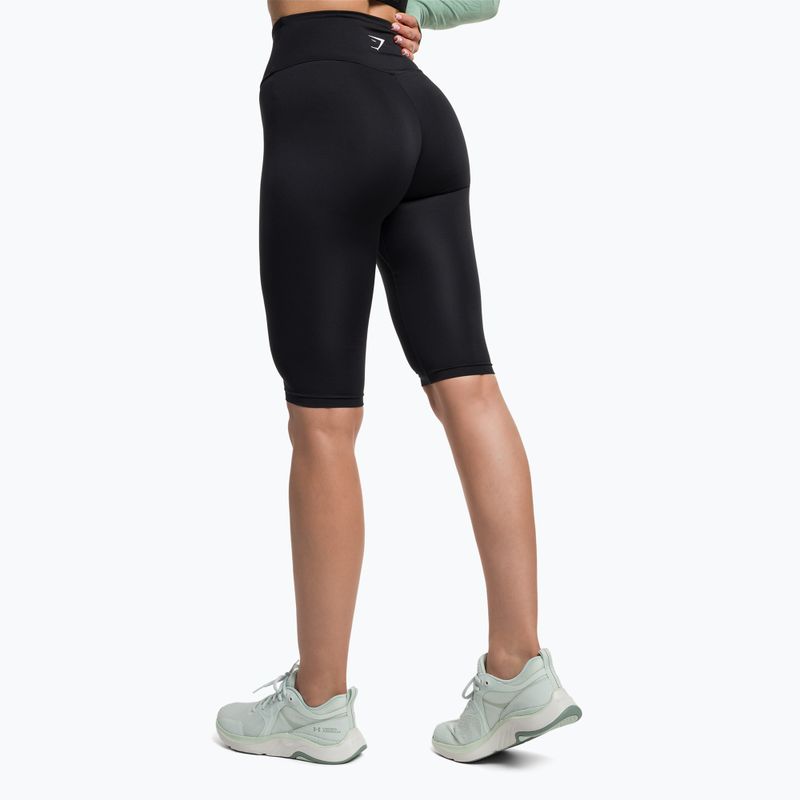 Gymshark Training Donna Leggings cropped nero/bianco 3