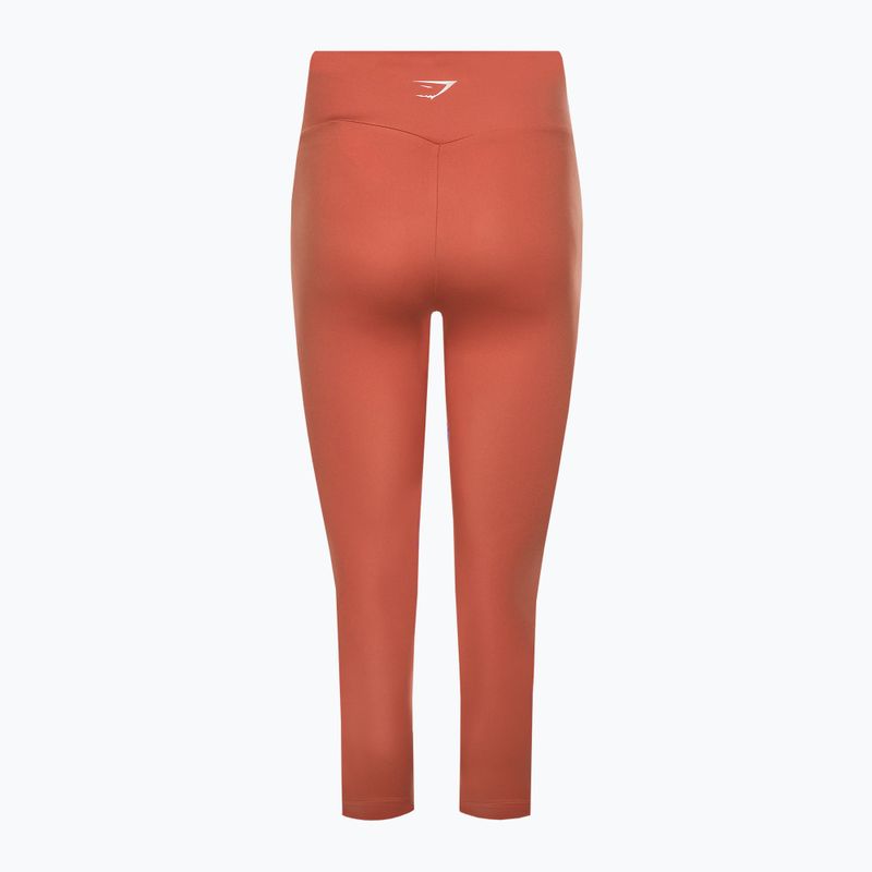 Leggings da allenamento Gymshark donna 7/8 terra arancione 6