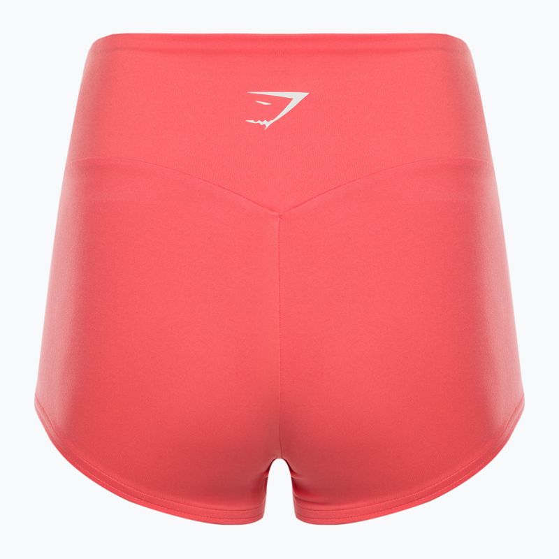 Pantaloncini da allenamento Gymshark da donna rosso/rosa 6