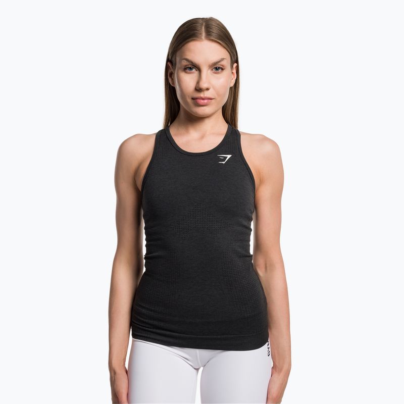 Canotta da allenamento da donna Gymshark Vital Seamless Tank grigio scuro