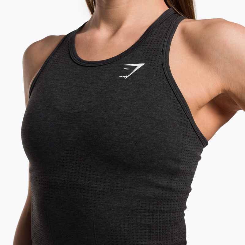 Canotta da allenamento da donna Gymshark Vital Seamless Tank grigio scuro 4