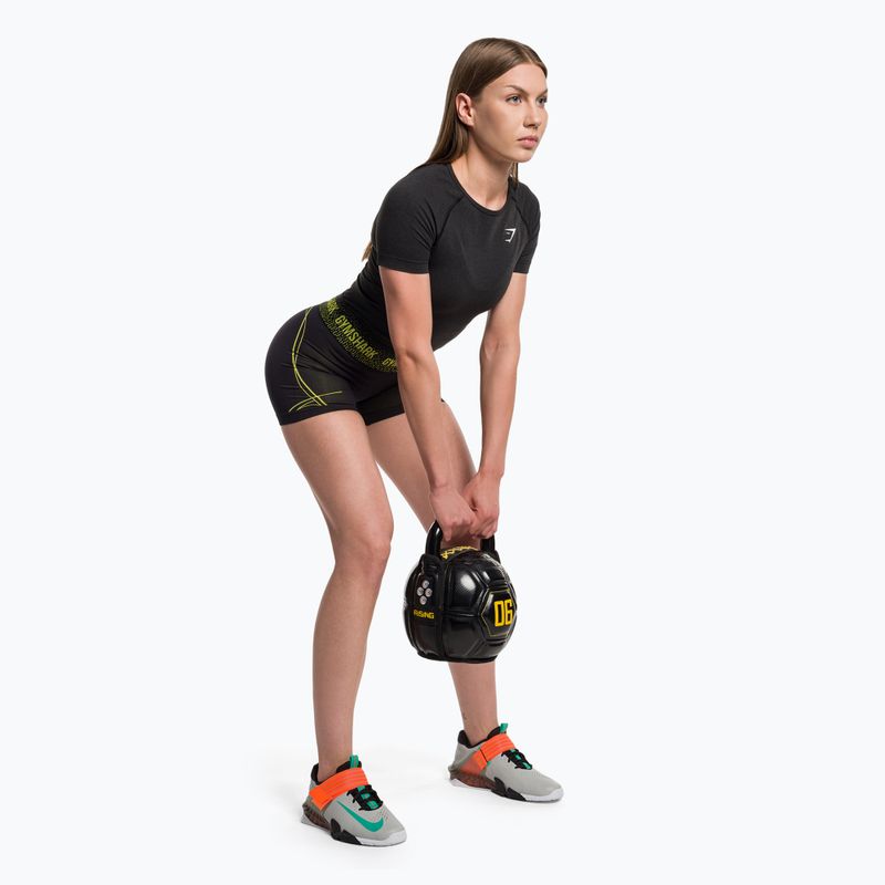Maglietta da allenamento donna Gymshark Vital Seamless nero/marmo 2
