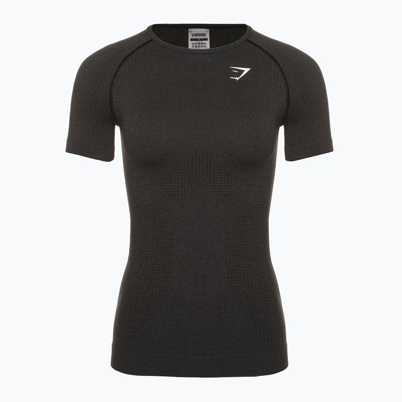 Maglietta da allenamento donna Gymshark Vital Seamless nero/marmo 5