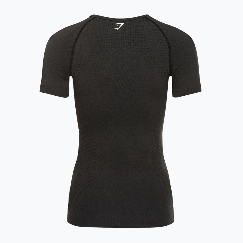 Maglietta da allenamento donna Gymshark Vital Seamless nero/marmo 6