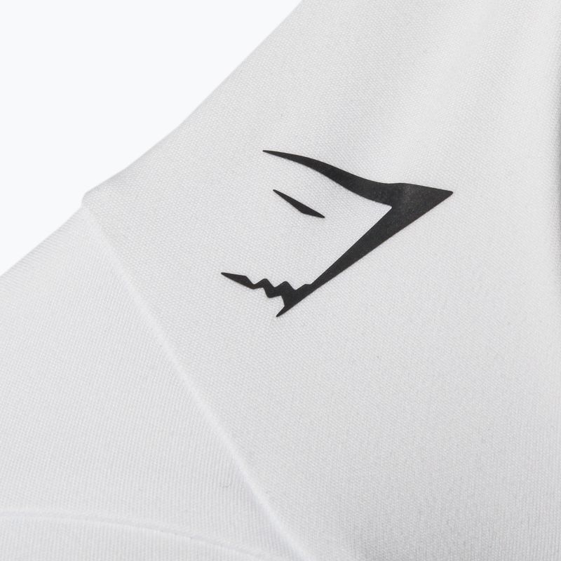 Gymshark Racer Back Training Reggiseno sportivo fitness bianco 8