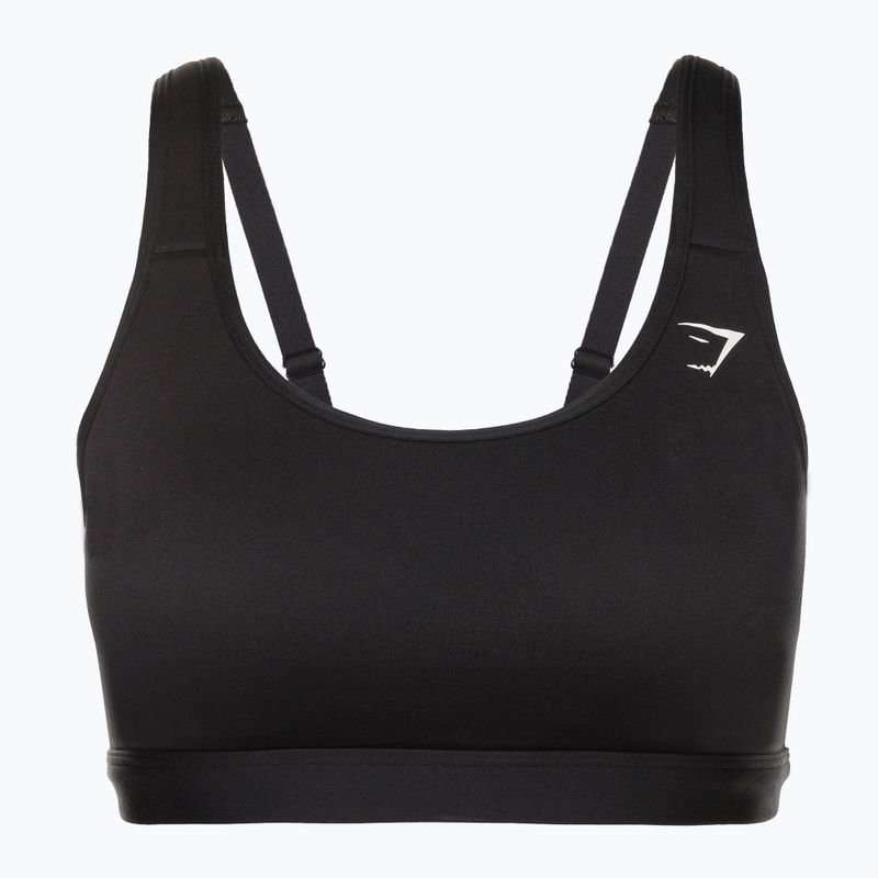 Gymshark Reggiseno sportivo da allenamento a collo alto nero 5