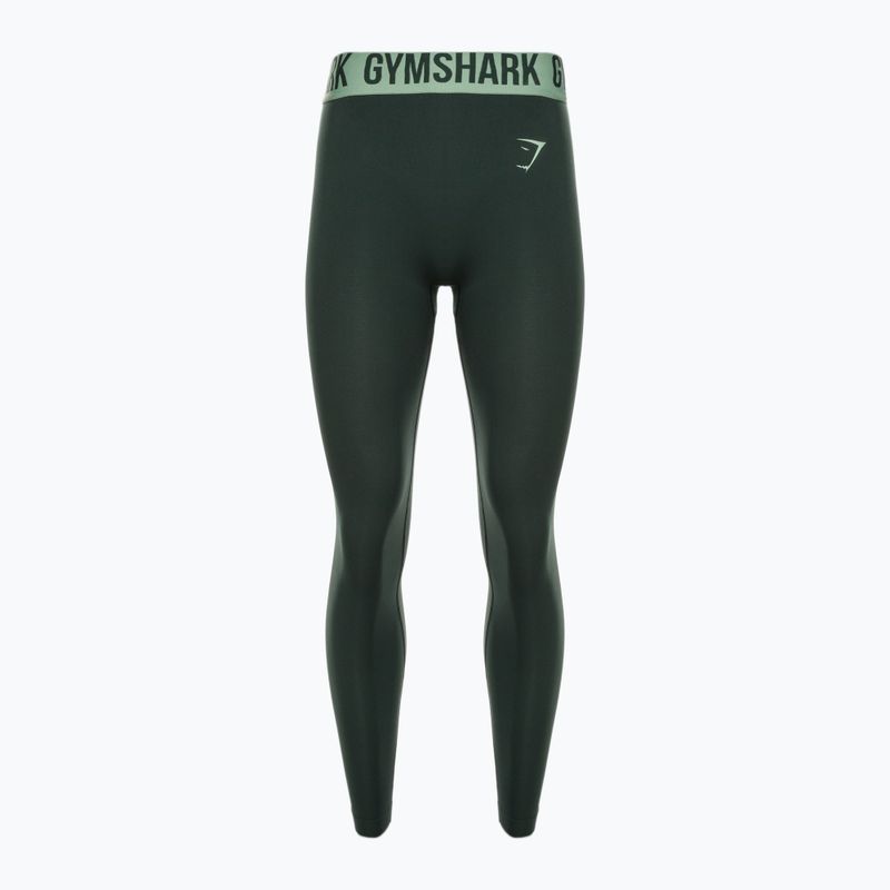 Leggings da allenamento da donna Gymshark Fit verde ossidiana 5