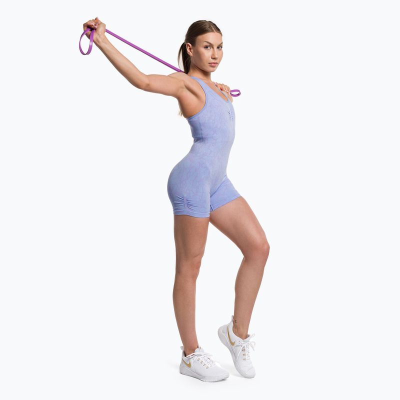 Gymshark Adapt Animal Butterfly tuta fitness blu alpino/viola/bianco 2