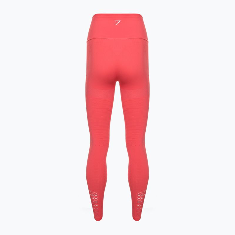 Leggings da allenamento da donna Gymshark Energy Seamless polka rosa/bianco 6