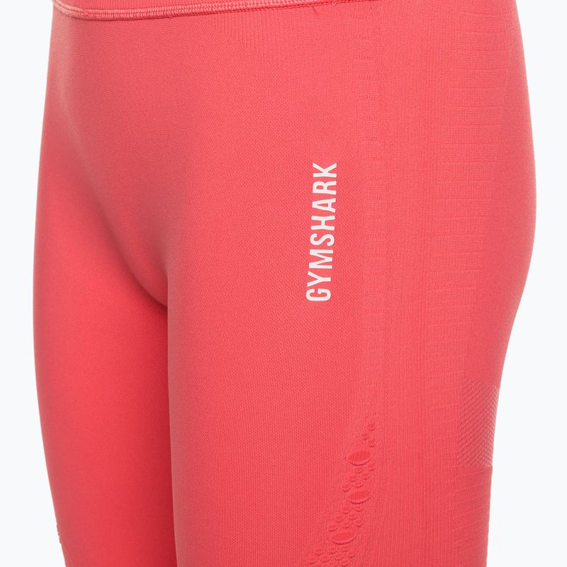 Leggings da allenamento da donna Gymshark Energy Seamless polka rosa/bianco 7