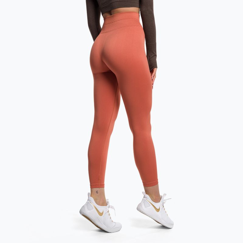 Leggings da allenamento da donna Gymshark Studio terra arancio 3