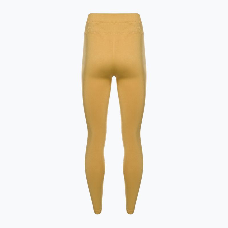 Leggings da allenamento da donna Gymshark Studio giallo indiano 7