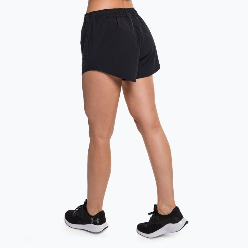 Pantaloncini da allenamento da donna Gymshark KK Twins Woven nero 3