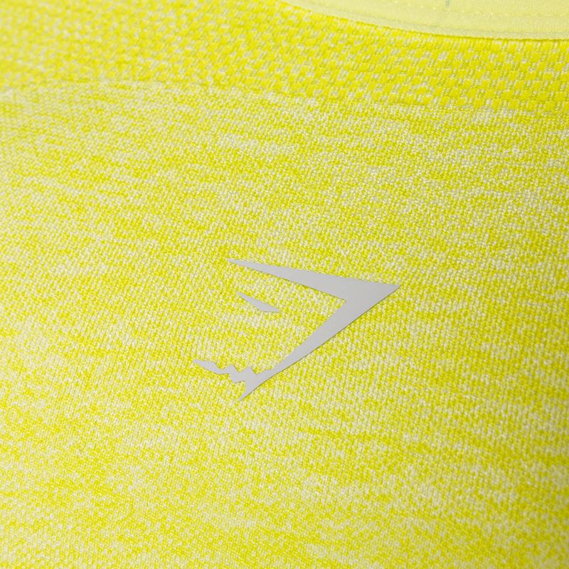 Reggiseno fitness Gymshark Flex Strappy Sports glitch yellow marl 6