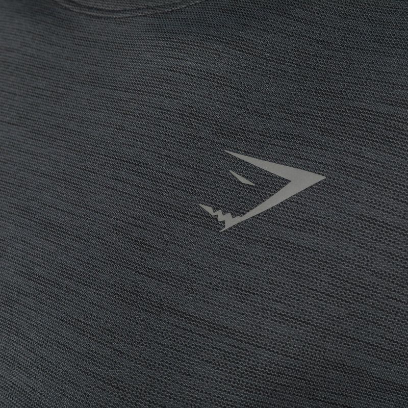 T-shirt da allenamento Gymshark Running Top SS donna grigio scuro 7