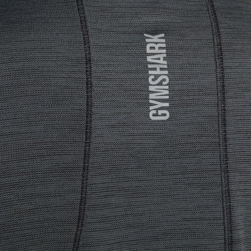 T-shirt da allenamento Gymshark Running Top SS donna grigio scuro 8