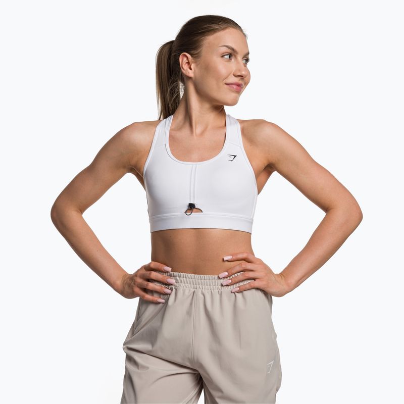 Gymshark Pulse Reggiseno sportivo fitness bianco