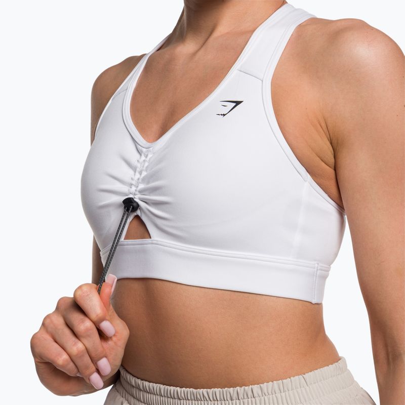 Gymshark Pulse Reggiseno sportivo fitness bianco 4